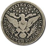 1893 Barber Quarter Good/VG