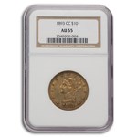 1893-CC $10 Liberty Gold Eagle AU-55 NGC