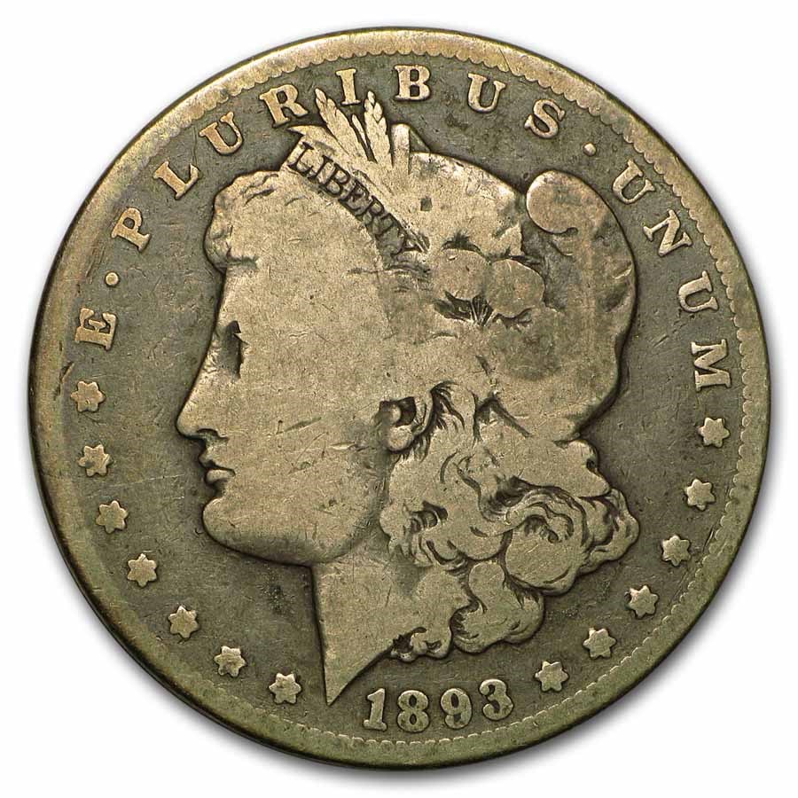 1893-CC Morgan Dollar Good