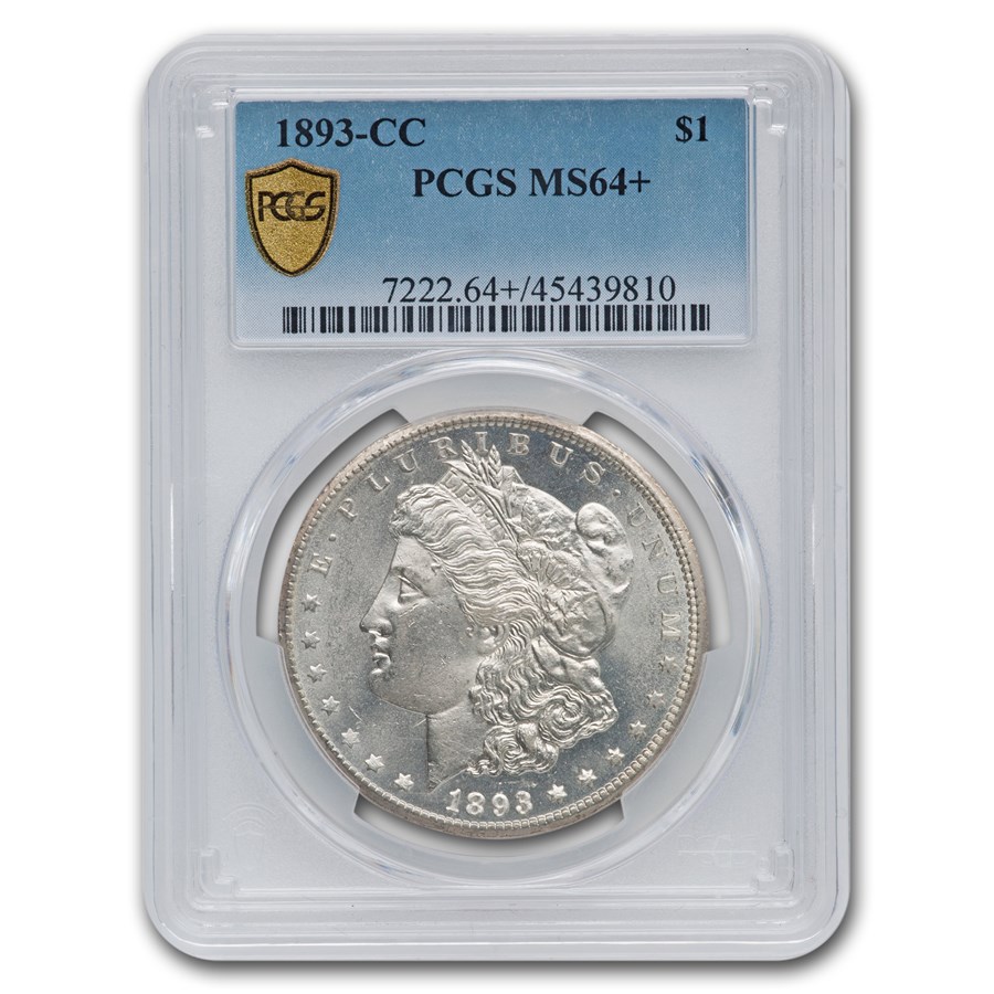 Buy 1893-CC Morgan Dollar MS-64+ PCGS | APMEX