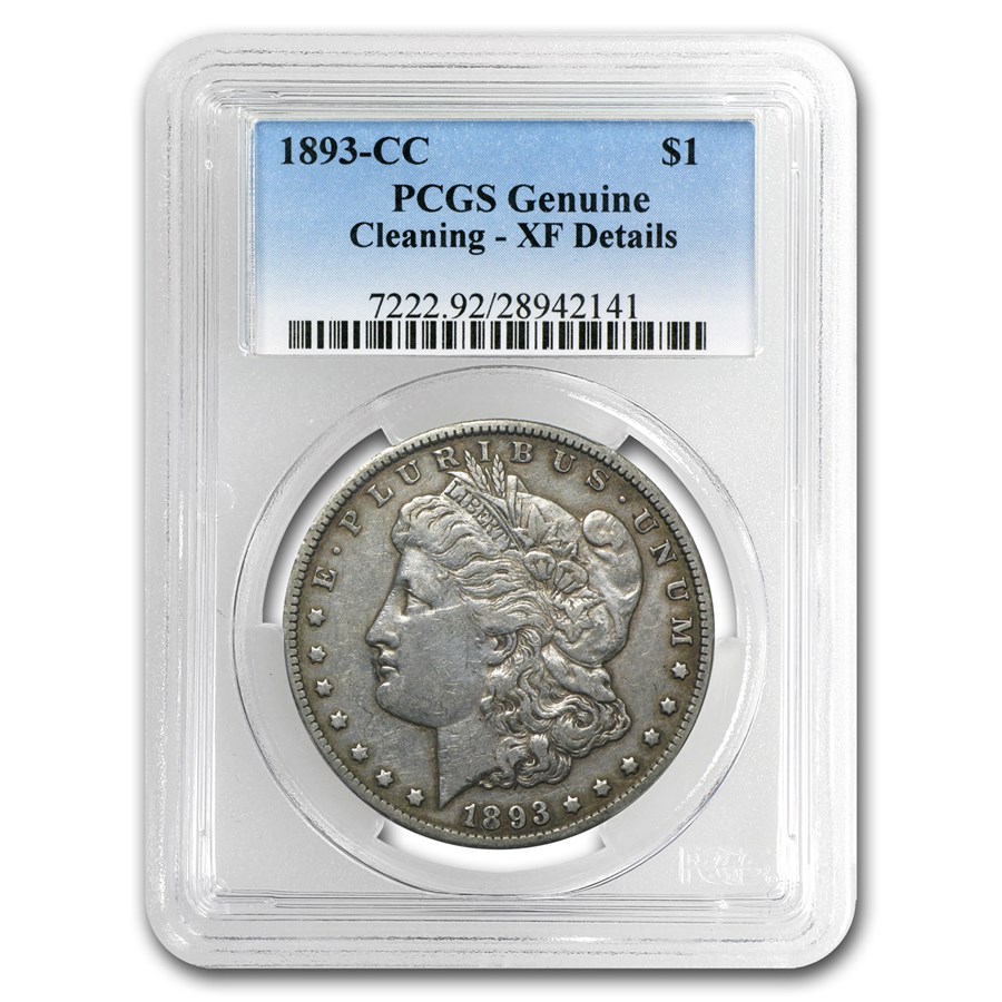 Buy 1893-CC Morgan Dollar XF Details PCGS (Cleaned) | APMEX