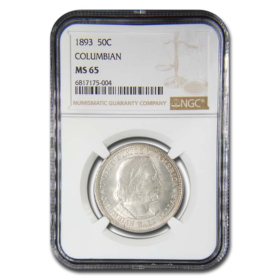 1893 Columbian Expo Half Dollar MS-65 NGC