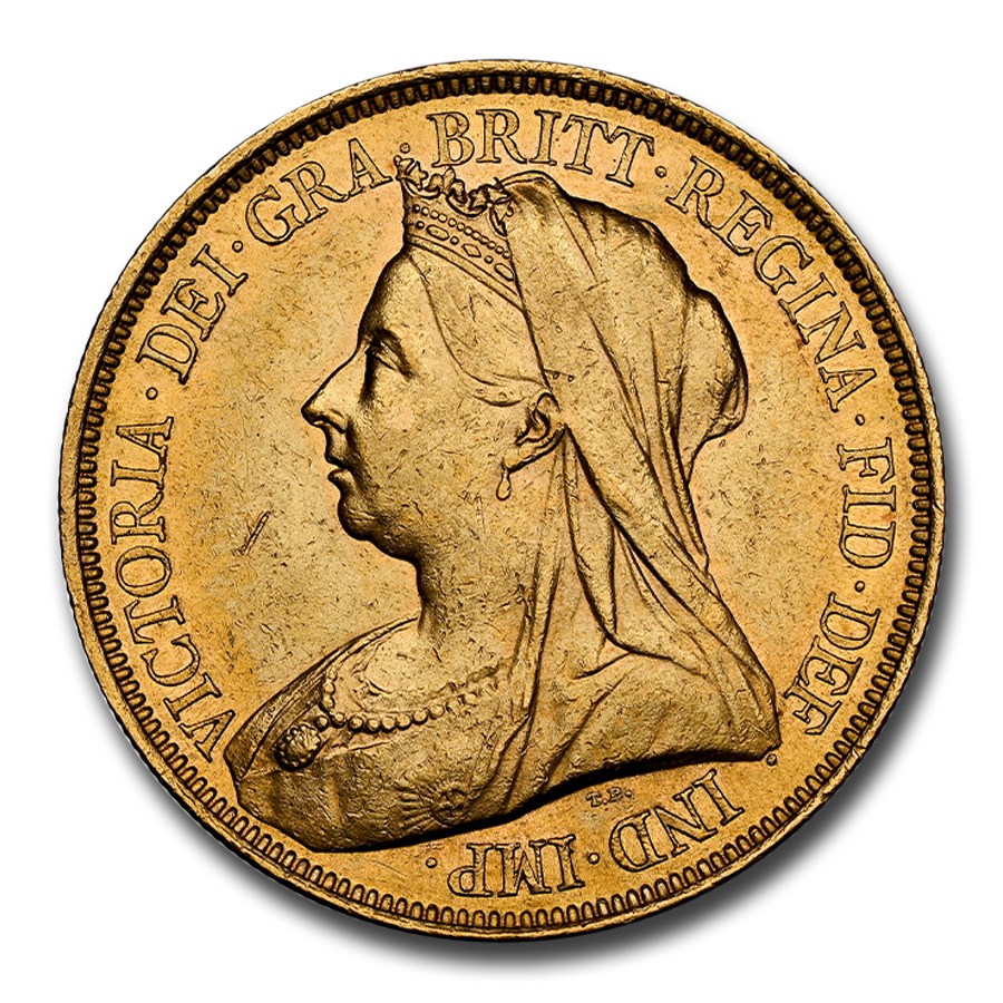 1893 Great Britain Gold 5 Pounds Victoria AU-55 NGC