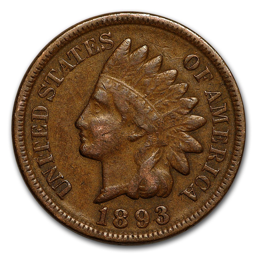 Buy 1893 Indian Head Cent Fine | APMEX