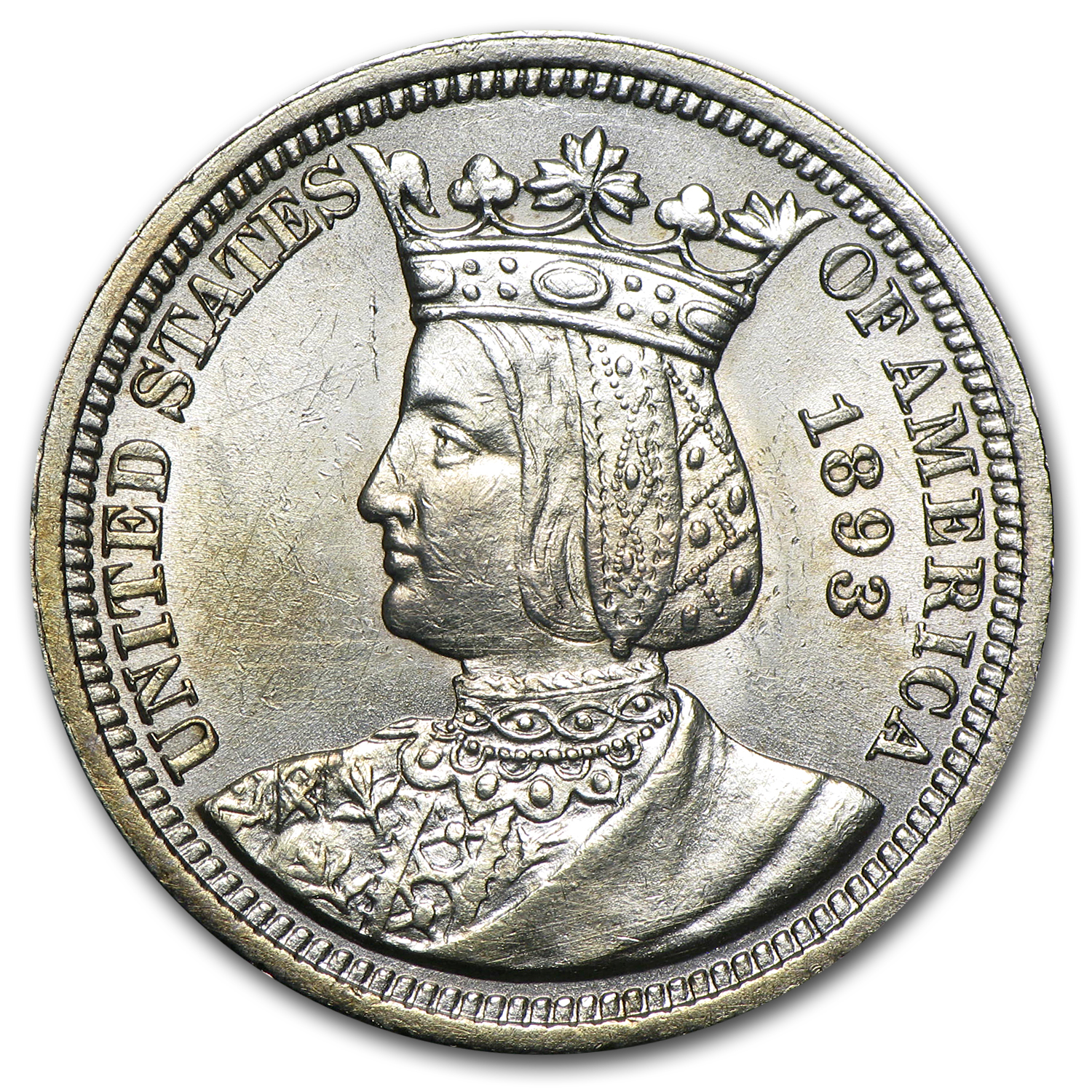 Buy 1893 Isabella Commemorative Quarter AU APMEX