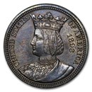 1893 Isabella Commemorative Quarter BU (Toned)