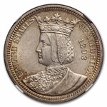 1893 Isabella Quarter MS-62 NGC