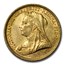 1893-M Australia Gold Sovereign Victoria Veil Head BU