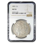 1893 Morgan Dollar AU-53 NGC