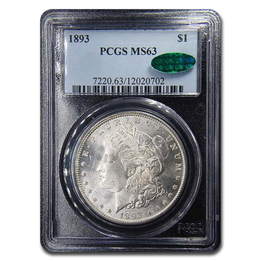 Buy 1893 Morgan Dollar MS-63 PCGS CAC | APMEX