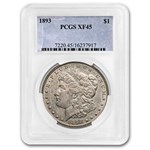 1893 Morgan Dollar XF-45 PCGS