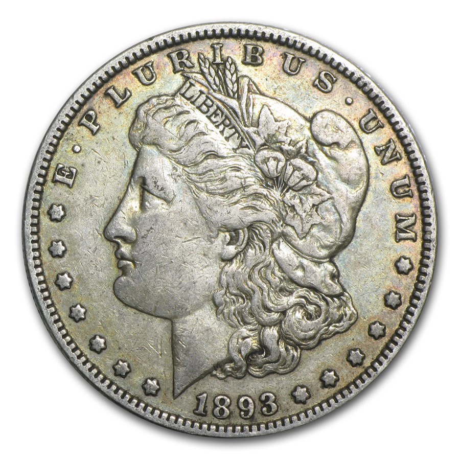 1893 Morgan Dollar XF