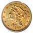 1893-O $5 Liberty Gold Half Eagle AU-58 PCGS CAC (OGH)