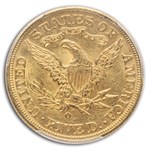 1893-O $5 Liberty Gold Half Eagle MS-62 PCGS