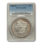 1893-O Morgan Dollar AU-50 PCGS