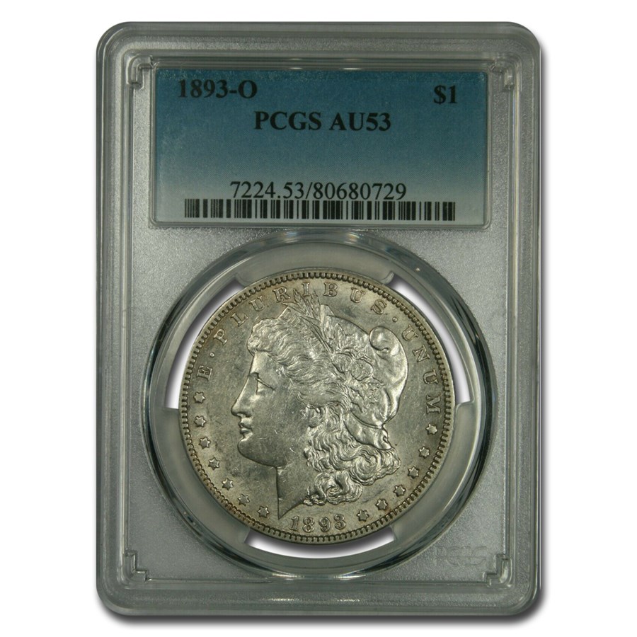 1893-O Morgan Dollar AU-53 PCGS