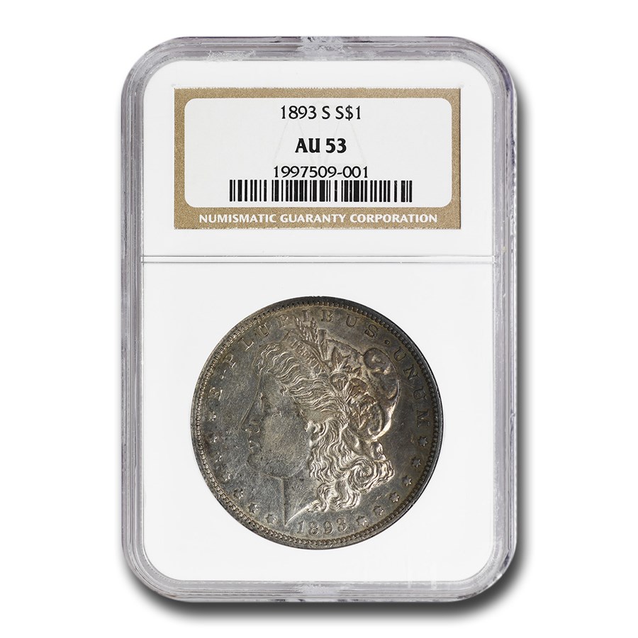 1893-S Morgan Dollar AU-53 NGC