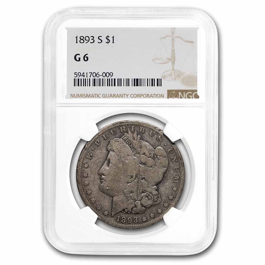 1893-S Morgan Dollar Good-6 NGC (Key Date)
