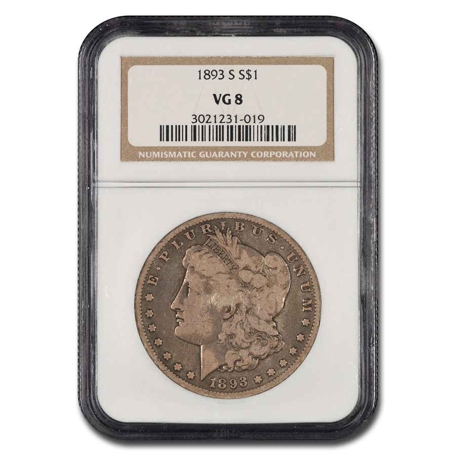 1893-S Morgan Dollar VG-8 NGC