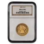 1894 $10 Liberty Gold Eagle MS-61 NGC (DPL)