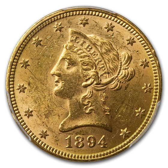 Buy 1894 $10 Liberty Gold Eagle MS-61 PCGS | APMEX