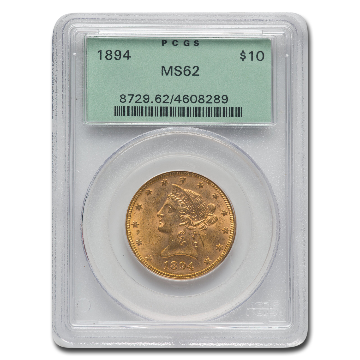 Buy 1894 $10 Liberty Gold Eagle MS-62 PCGS | APMEX