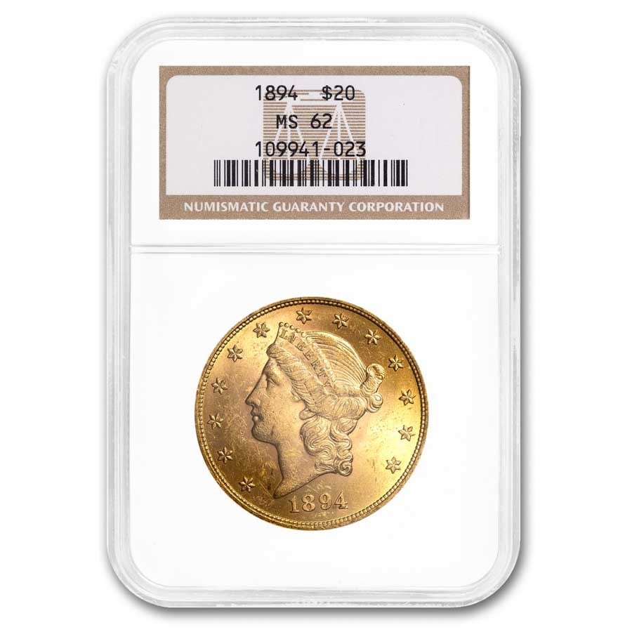 1894 $20 Liberty Gold Double Eagle MS-62 NGC