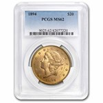 1894 $20 Liberty Gold Double Eagle MS-62 PCGS