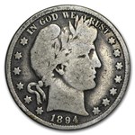 1894 Barber Half Dollar Good