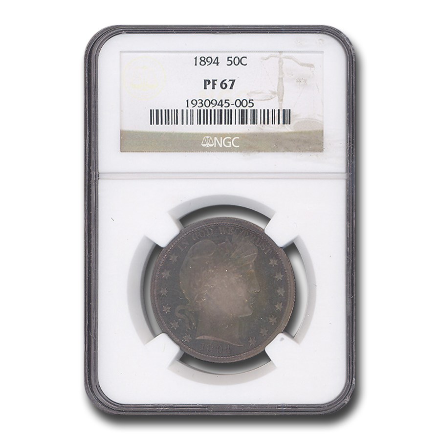 1894 Barber Half Dollar PF-67 NGC