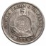 1894 Guatemala Peso Counterstamped on a Chile Peso VF