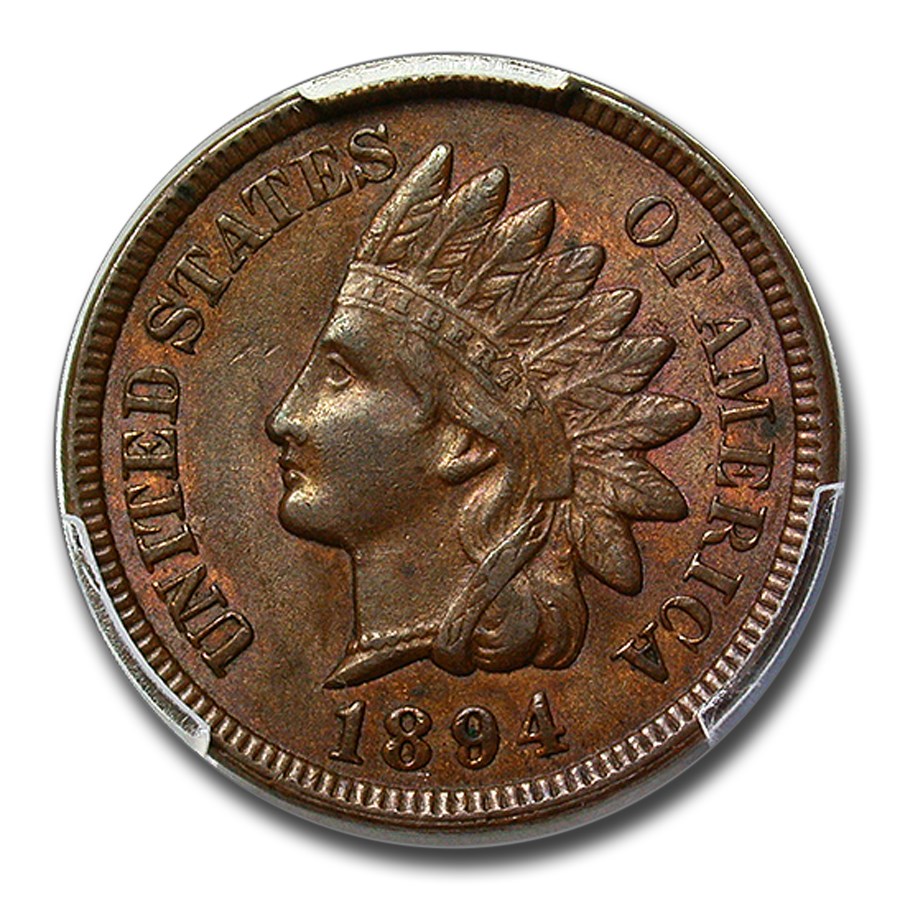 1894 Indian Head Cent MS-62 PCGS (Brown)