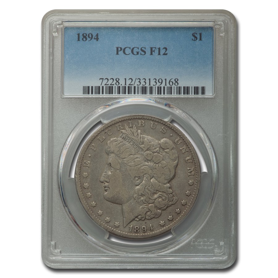 1894 Morgan Dollar Fine-12 PCGS