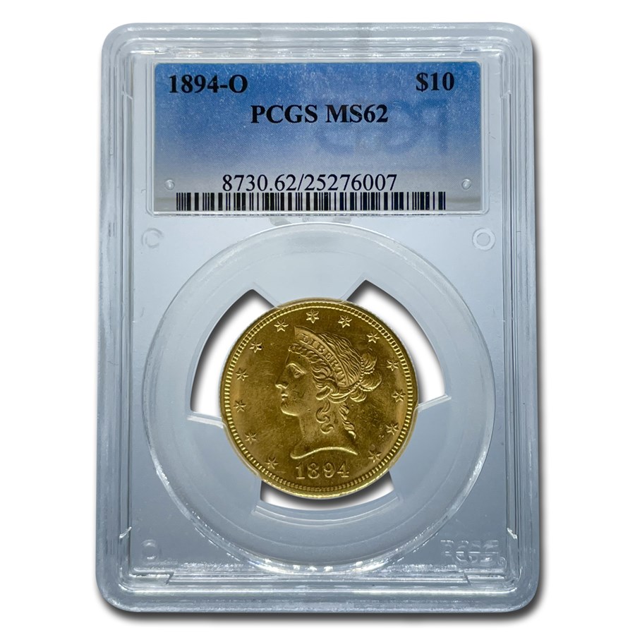 Buy 1894-O $10 Liberty Gold Eagle MS-62 PCGS | APMEX