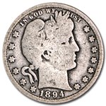 1894-O Barber Quarter Good