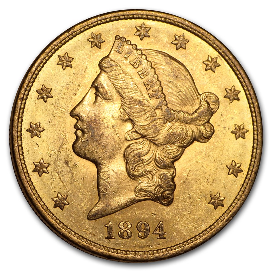 Buy 1894-S $20 Liberty Gold Double Eagle AU | APMEX