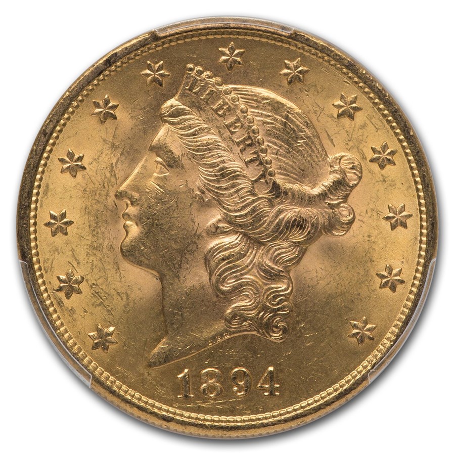 Buy 1894-S $20 Liberty Gold Double Eagle MS-63+ PCGS | APMEX