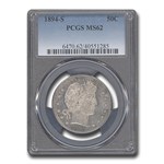 1894-S Barber Half Dollar MS-62 PCGS