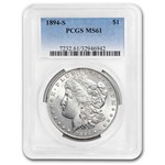 1894-S Morgan Dollar MS-61 PCGS