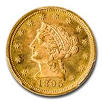 1895 $2.50 Liberty Gold Quarter Eagle MS-65 PCGS CAC