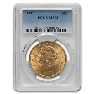 Buy 1895 $20 Liberty Gold Double Eagle MS-63 PCGS | APMEX