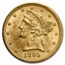 1895 $5 Liberty Gold Half Eagle MS-63 PCGS