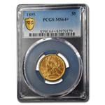 1895 $5 Liberty Gold Half Eagle MS-64+ PCGS