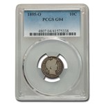 1895-O Barber Dime Good-4 PCGS