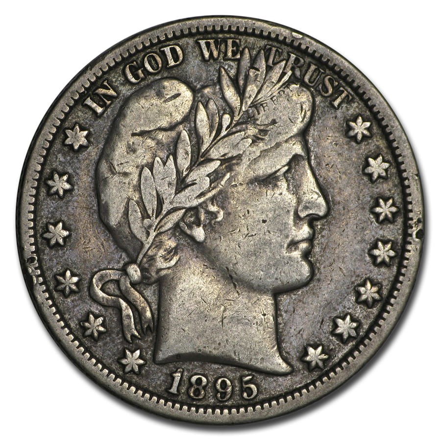 1895-O Barber Half Dollar VF