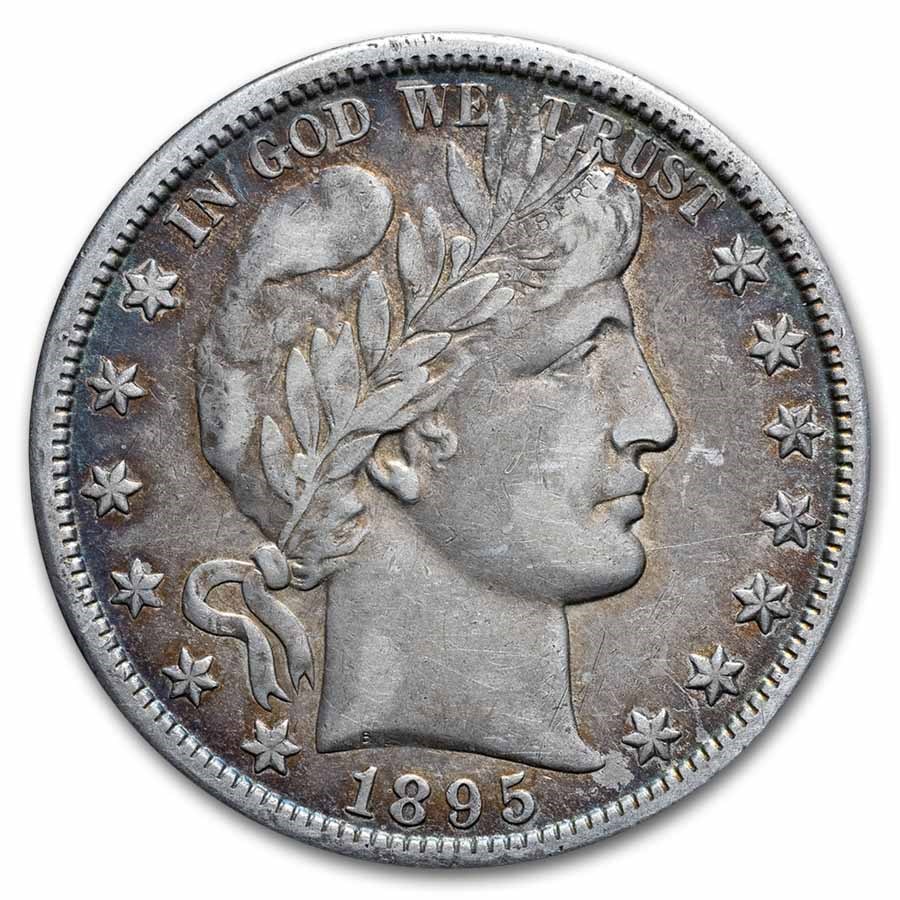 1895-O Barber Half Dollar XF