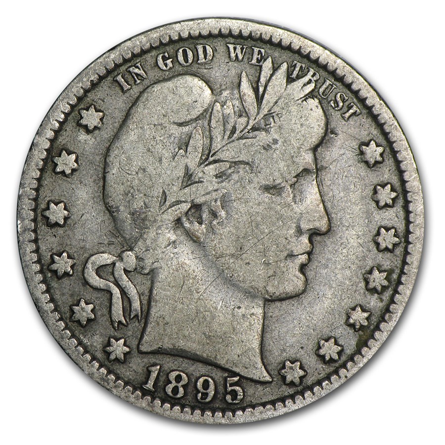 1895-O Barber Quarter Fine