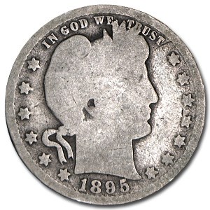 1895-O Barber Quarter Good