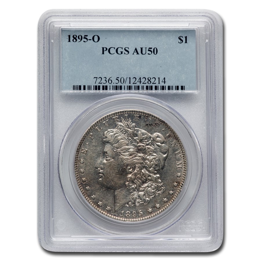 1895-O Morgan Dollar AU-50 PCGS