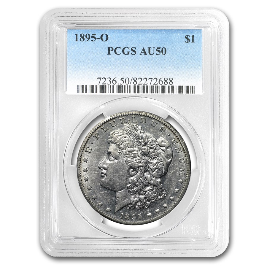 1895-O Morgan Dollar AU-50 PCGS